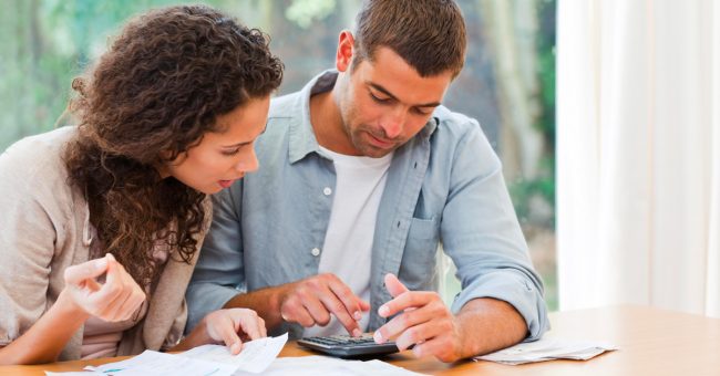 Couple Reviewing Finances